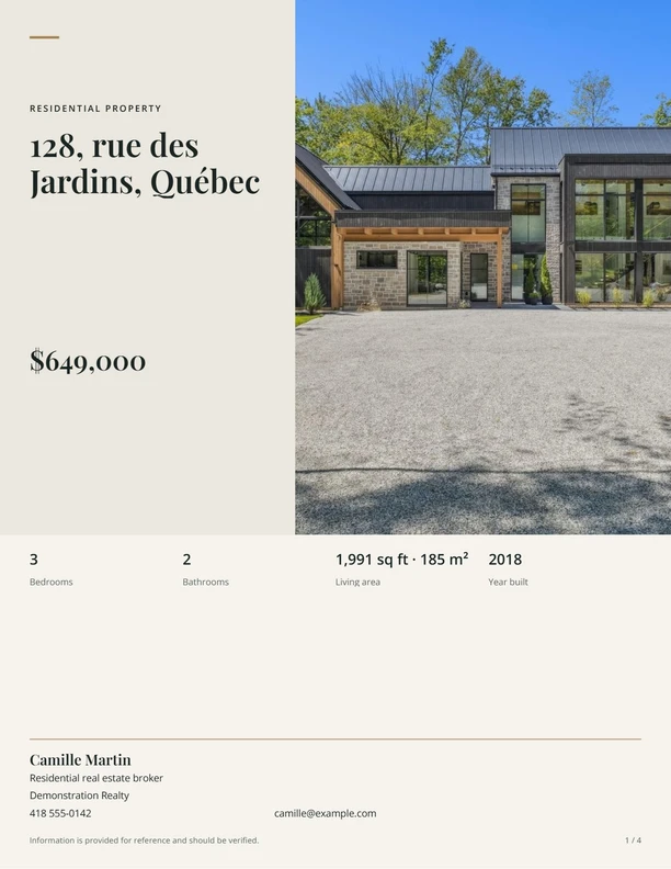 Listor brochure · Cover · 1/4